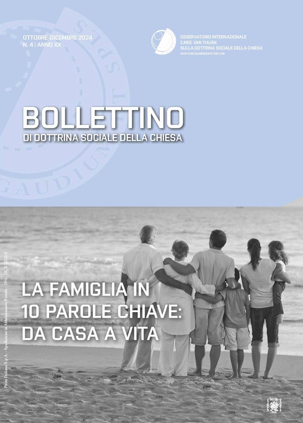 La Famiglia in 10 parole chiave: da Casa a Vita. Bollettino 4/2024